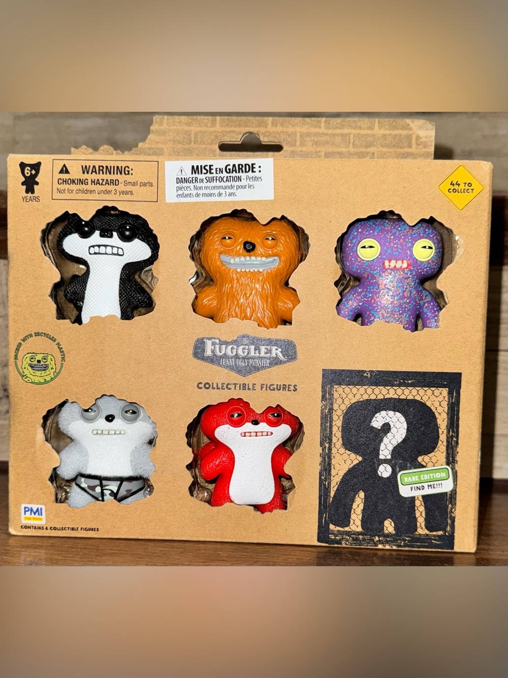 🥰 Fuggler Mini Collectible Figures 6-Pack Deluxe Box Set 1 Mystery Rare Edition